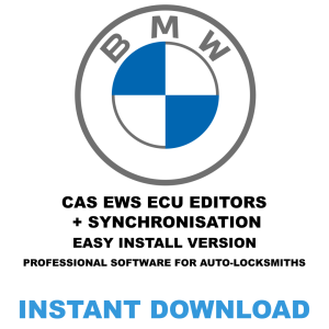 BMW CAS EWS ECU Editors + Synchronisation Software for Auto-Locksmiths