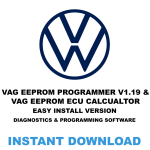 VAG EEPROM Programmer V1.19g & VAG ECU EEPROM Calculator – Advanced Car Diagnostics Tool